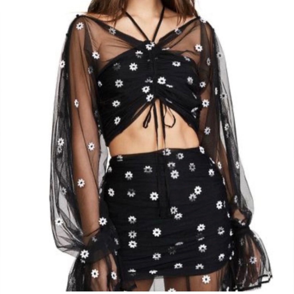 Alice McCALL mesh daisy top